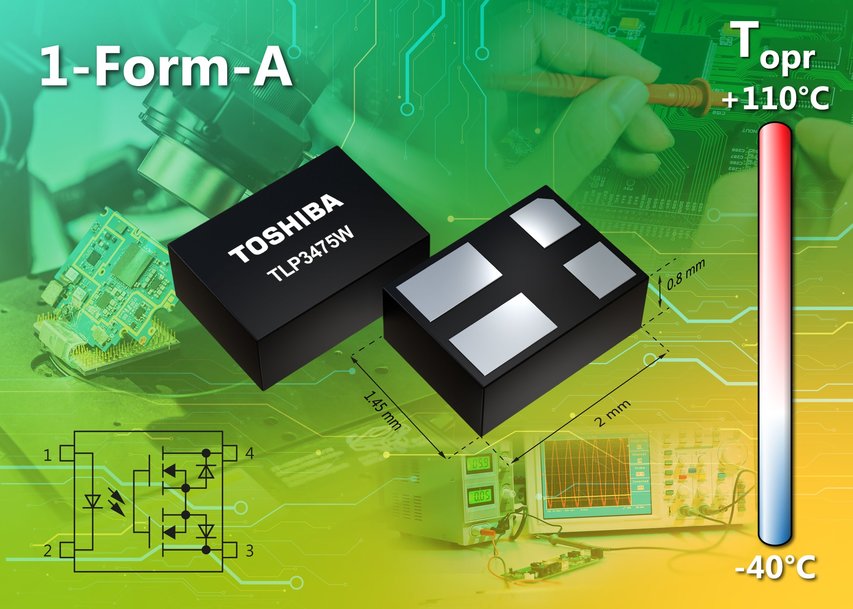 Toshiba lance un petit photo-relais pour la commutation de signaux à haute fréquence